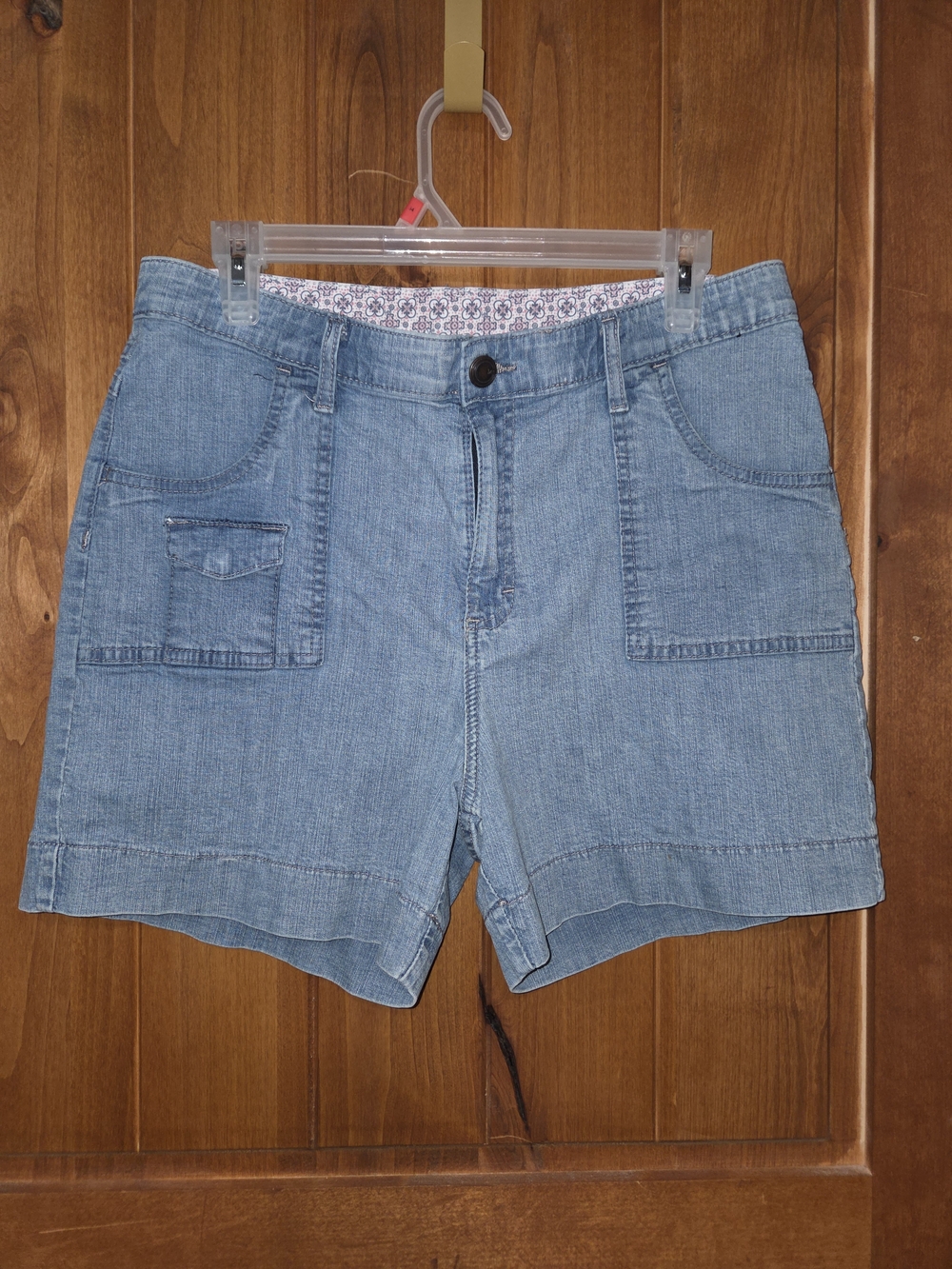 Light Blue Denim Jean Shorts for Women